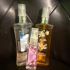 Fantasie Vanilla and White Musk Body Spray Trio